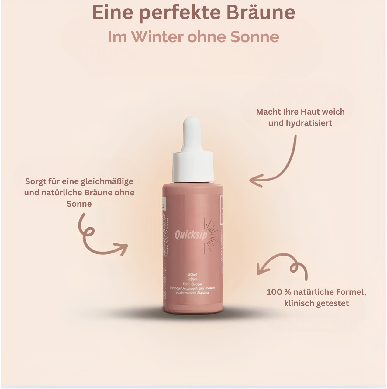 Perfektes Bräunungsserum